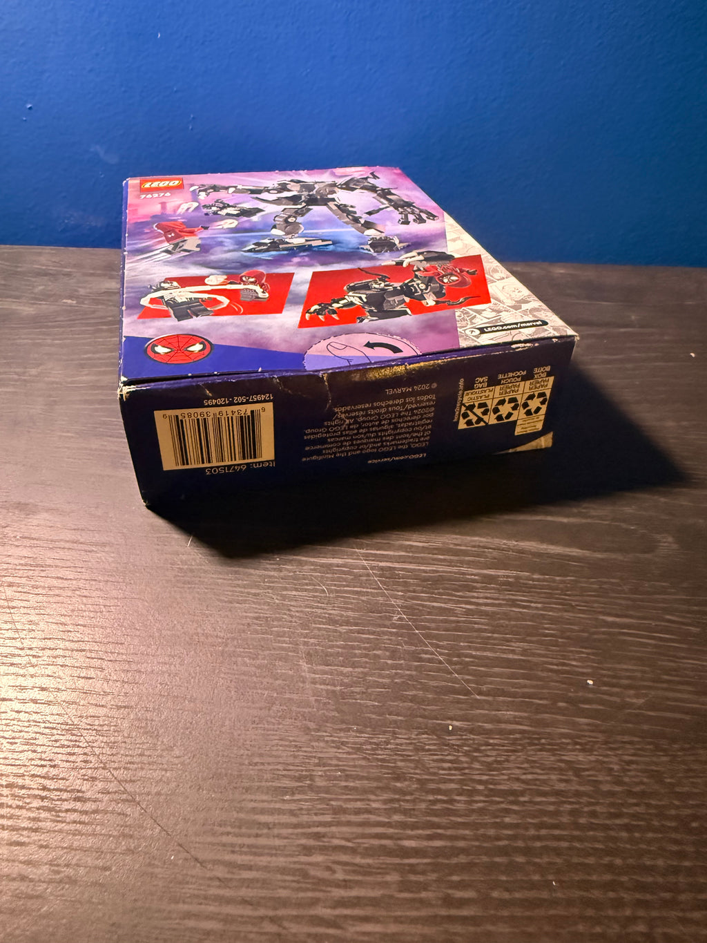 LEGO Marvel Venom Mech Armor vs. Miles Morales 76276
