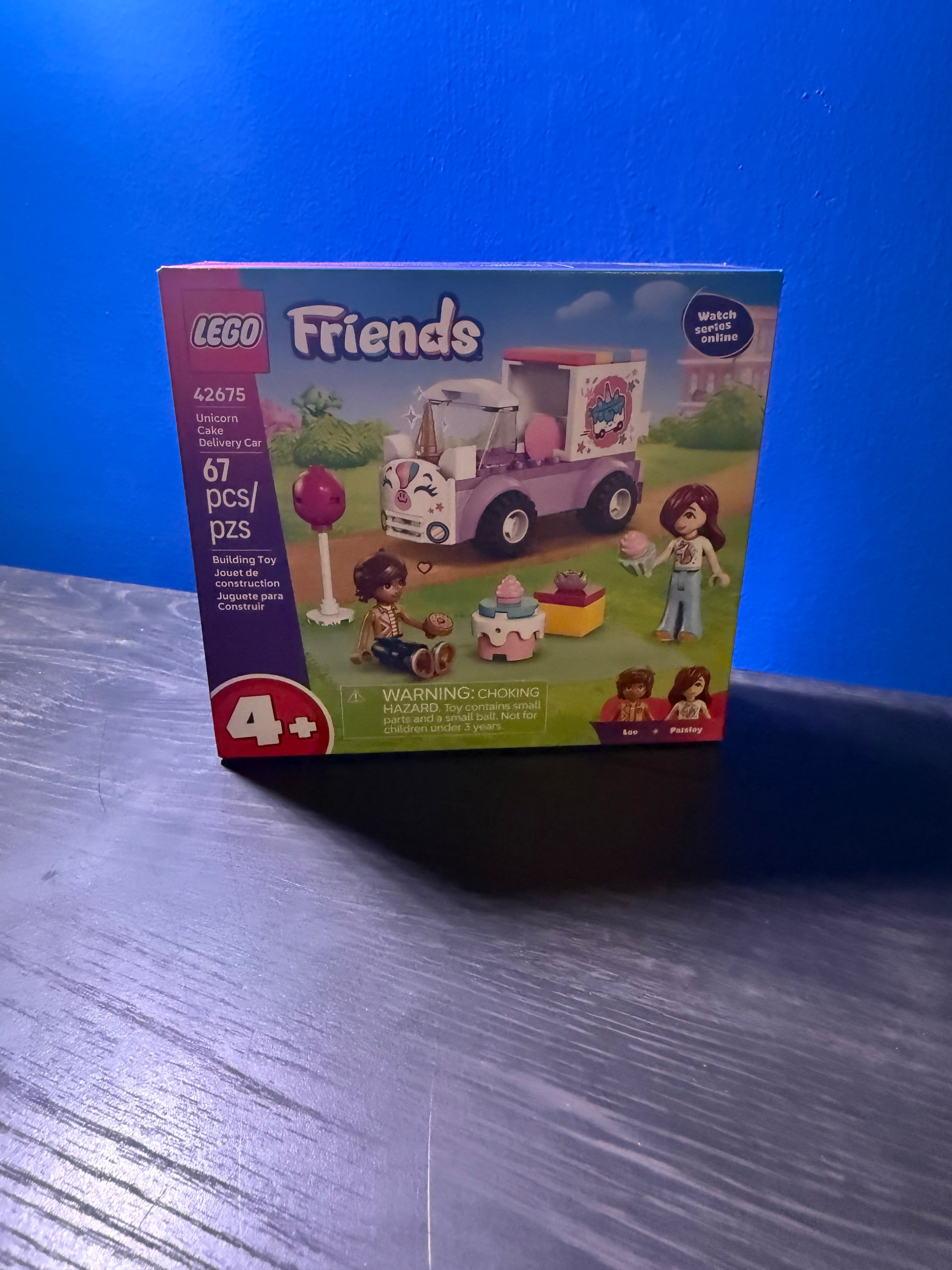 Lego Friends Unicorn Cake Delivery Car 42675