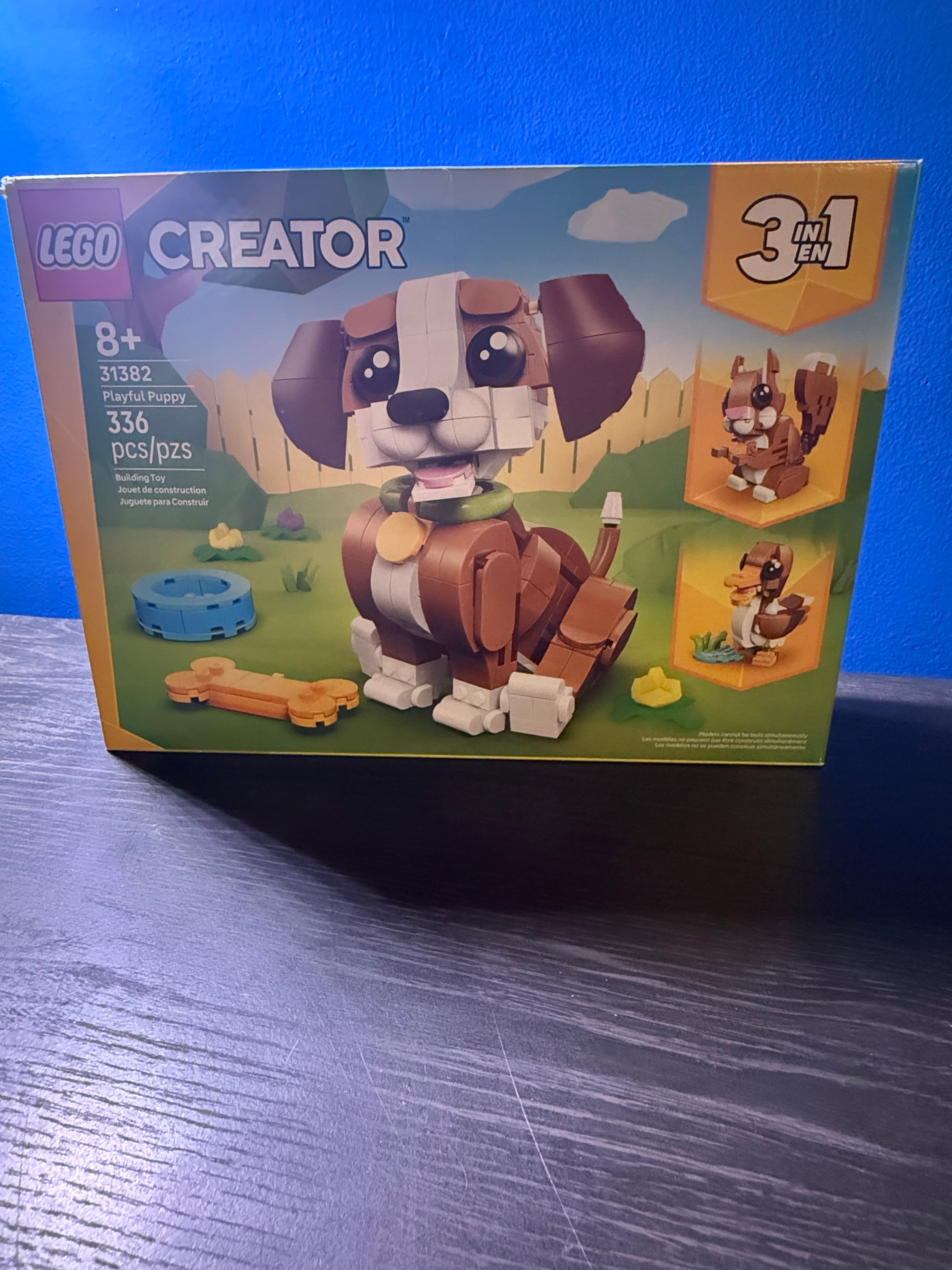 LEGO Creator 3 in 1 Cute Animals: Playful
Puppy Dog 31382