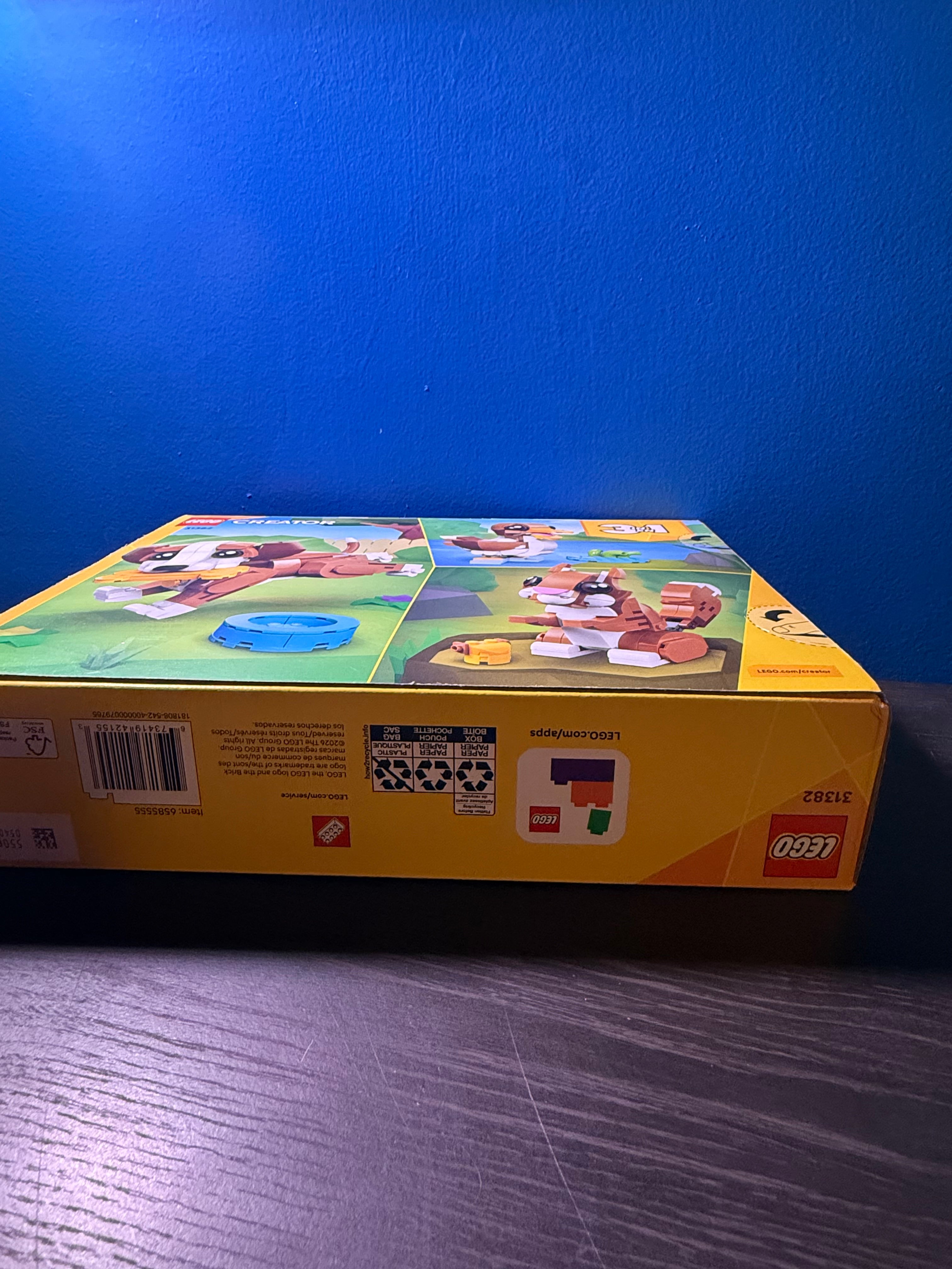 LEGO Creator 3 in 1 Cute Animals: Playful
Puppy Dog 31382