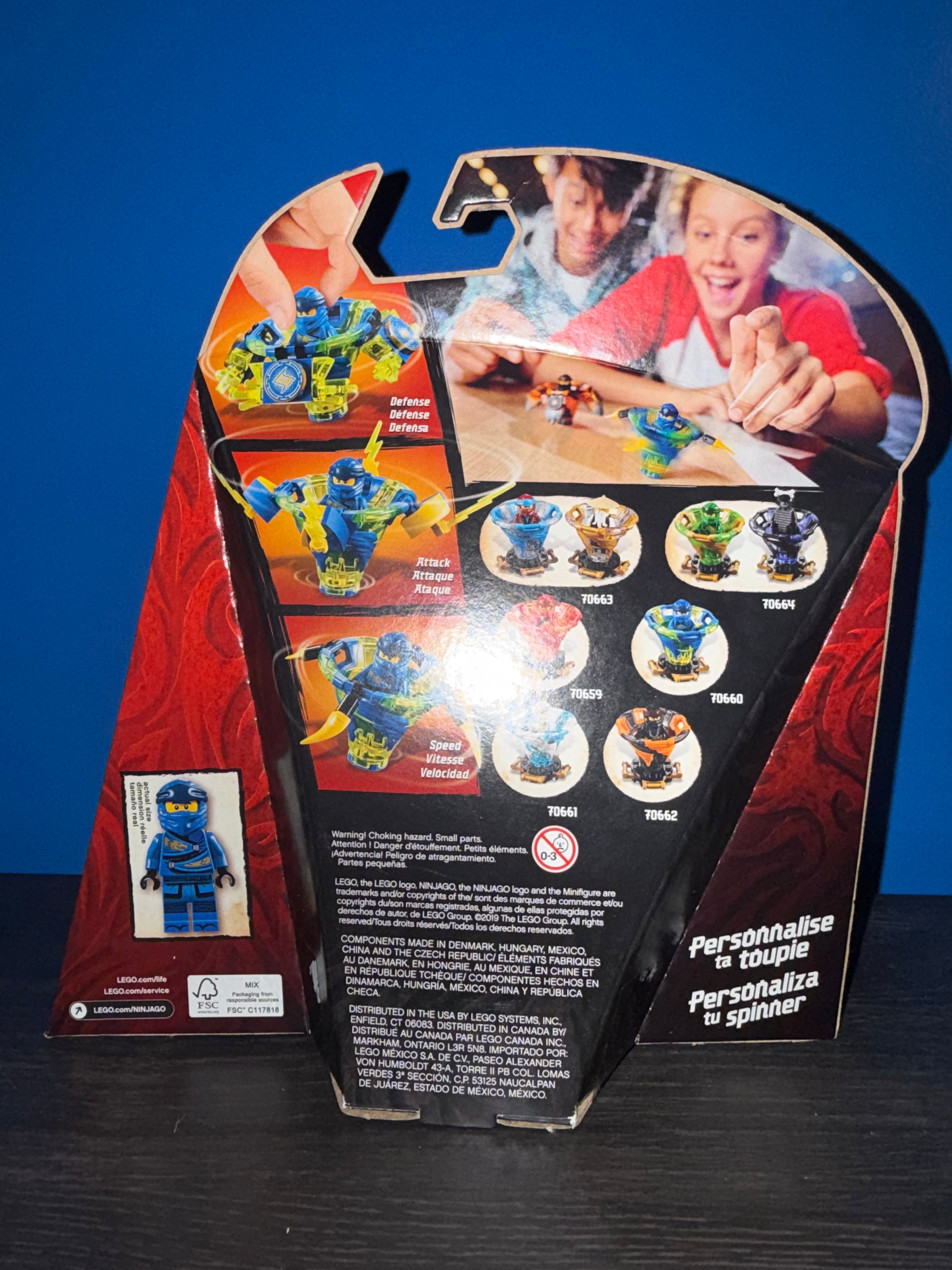 Lego ninjago Spinjitzu jay 70660