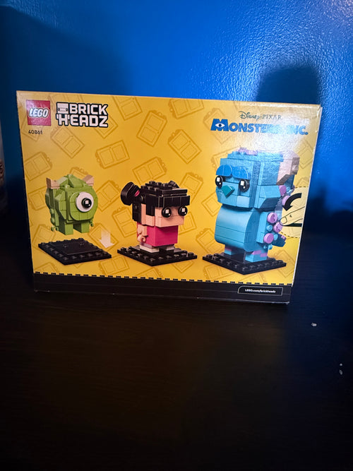 Brick Headz Sulley, Mike, and Boo Figures 40861