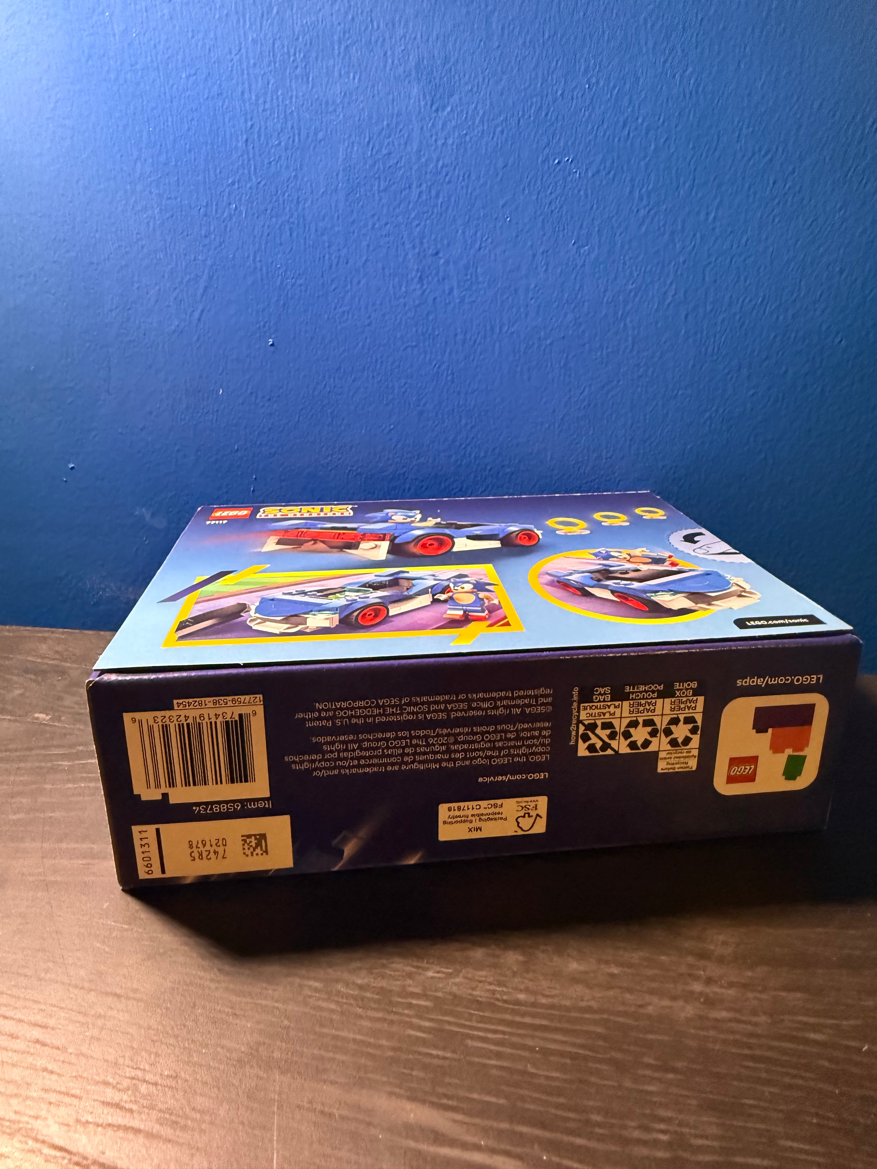 Lego sonic sonic speedster lightning 77117
