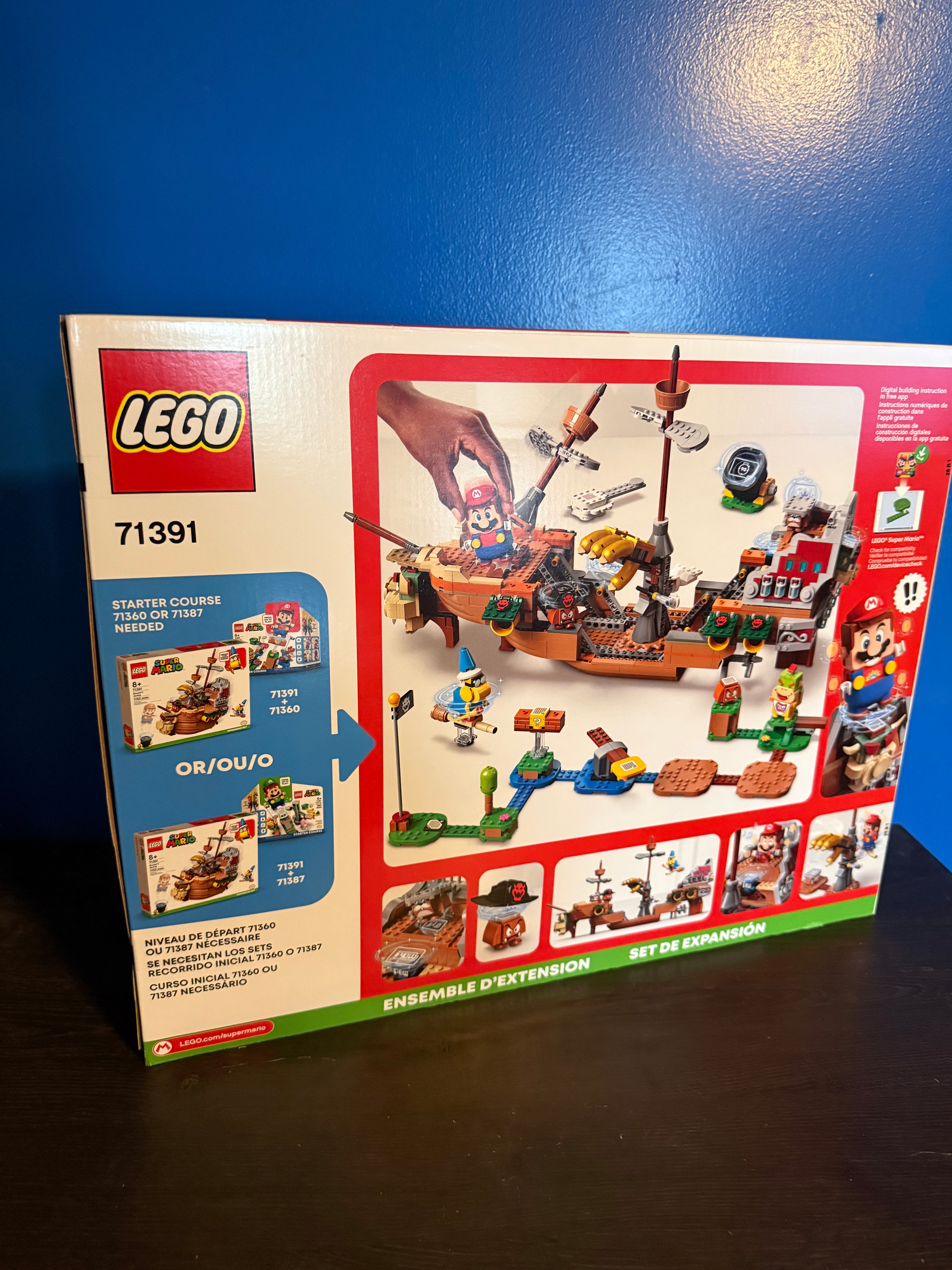 Lego super Mario Bowsers airship 71391
