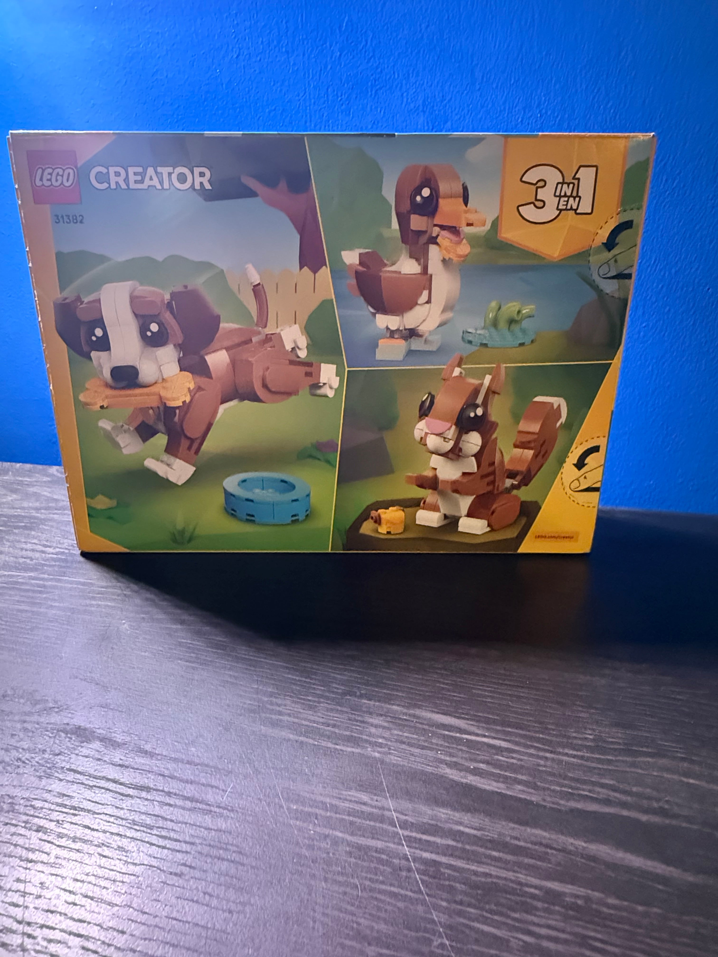 LEGO Creator 3 in 1 Cute Animals: Playful
Puppy Dog 31382