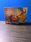 LEGO Marvel Spidey & His Amazing Friends Spidey on Motorcycle vs. Rhino Building 10789