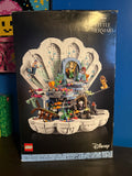 LEGO Disney Princess Set:  43225 The Little Mermaid Royal Clamshell Open box read description