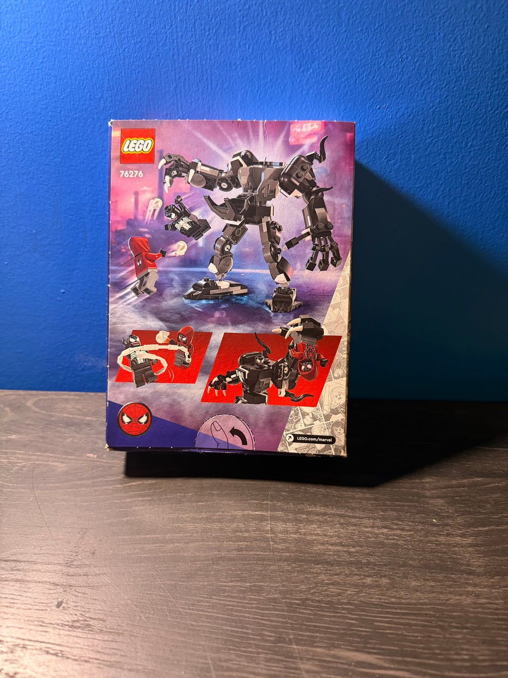 LEGO Marvel Venom Mech Armor vs. Miles Morales 76276