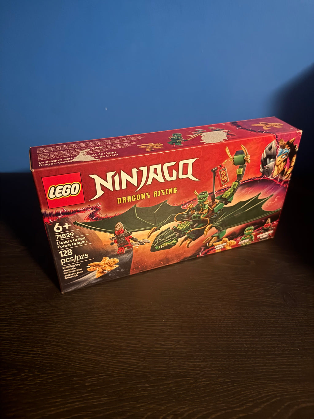 Lego ninjago Lloyds green Forest dragon 71829