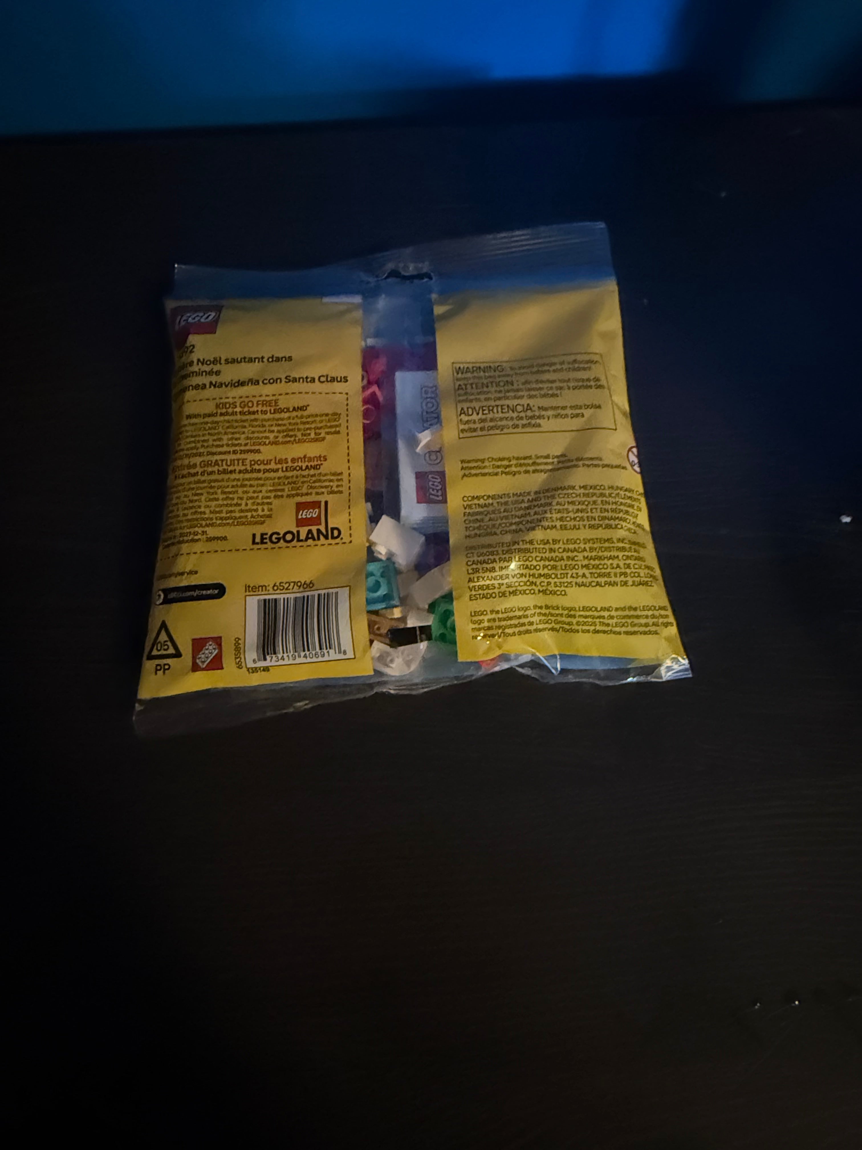 Lego Poly Bag Christmas Chimney Fun with Santa 30692